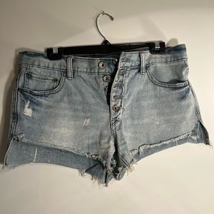 Free people denim shorts